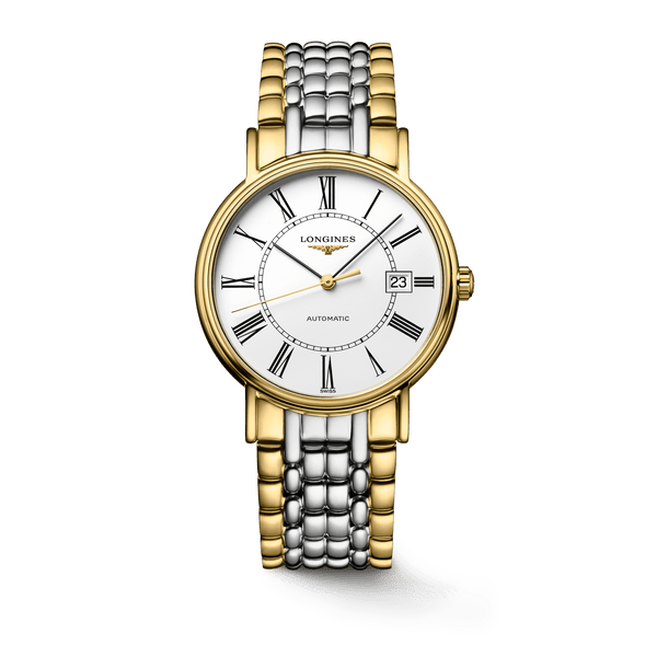 Longines Presence 38.5mm Automatic Stainless Steel Watch for Men - L4.921.2.11.7 Buy Now By Longines