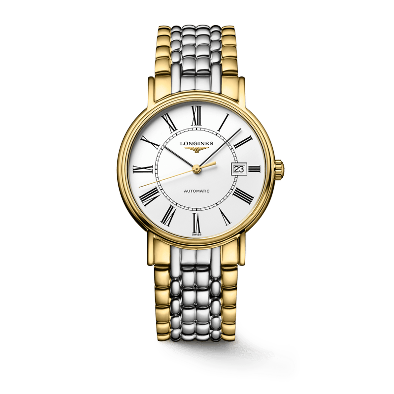 Longines Presence 38.5mm Automatic Stainless Steel Watch for Men - L4.921.2.11.7 Buy Now By Longines