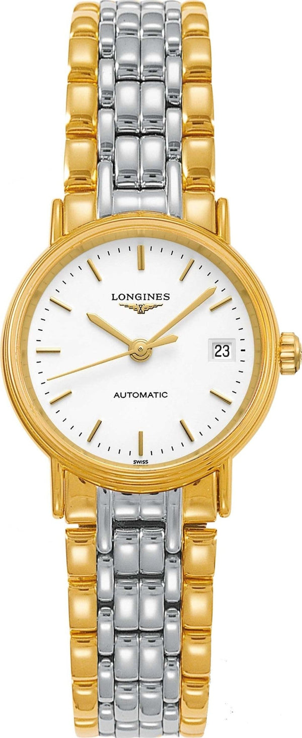 Shop Longines Presence 25.5mm Automatic Watch for Women - L4.321.2.12.7 in USA