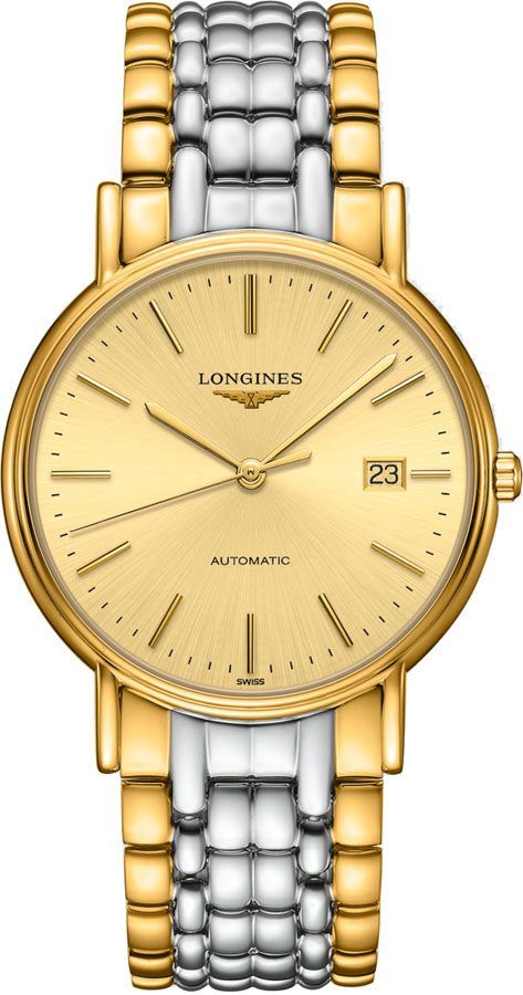 Longines Presence 38.5mm Automatic Stainless Steel Watch for Men - L4.921.2.32.7 Buy Now By Longines