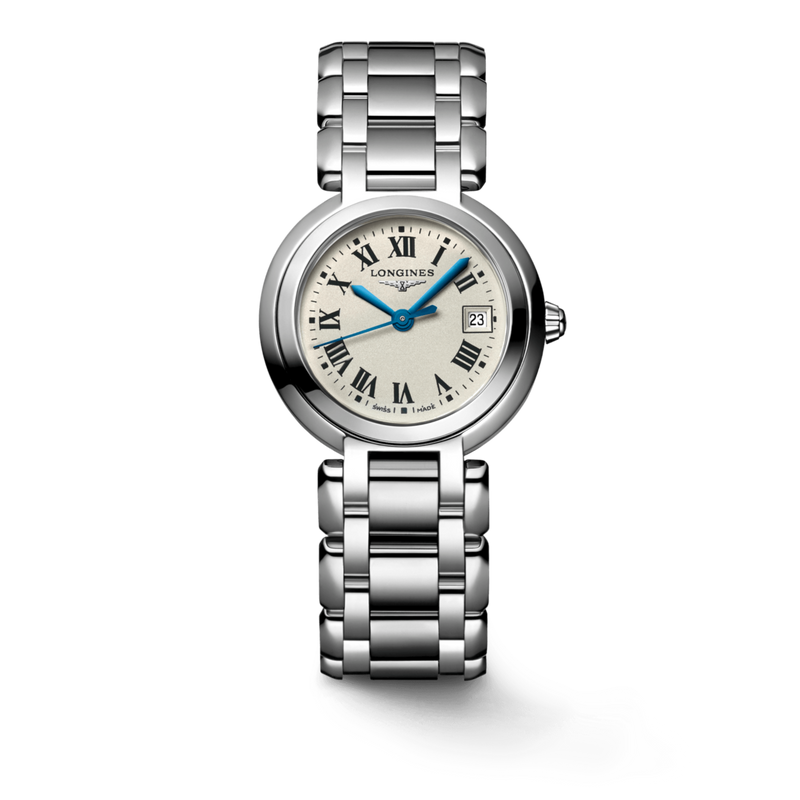 Longines PrimaLuna White Dial Silver Steel Strap Watch for Women - L8.110.4.71.6 Buy Now By Longines