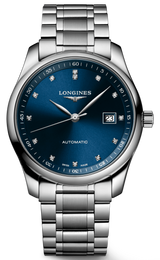 Longines Master Collection Automatic 40mm Blue Dial Silver Steel Strap Watch for Men - L2.793.4.97.6 Buy Now By Longines