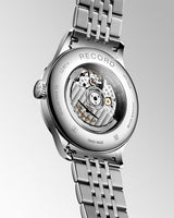 Longines Record Automatic Stainless Steel 40mm Watch for Men - L2.821.4.57.6 Buy Now By Longines
