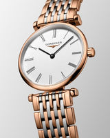 Longines La Grande Classique De Longines White Dial Two Tone Mesh Bracelet Watch for Women - L4.209.1.91.7 Buy Now By Longines