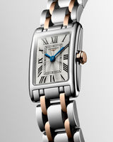 Longines Dolcevita 18K Gold Silver Dial Two Tone Steel Strap Watch for Women - L5.258.5.71.7 Buy Now By Longines