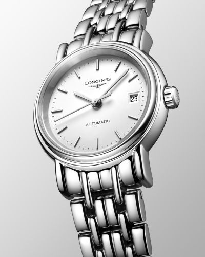 Longines Presence 25.5mm Automatic Stainless Steel Watch for Women - L4.321.4.12.6 Buy Now By Longines