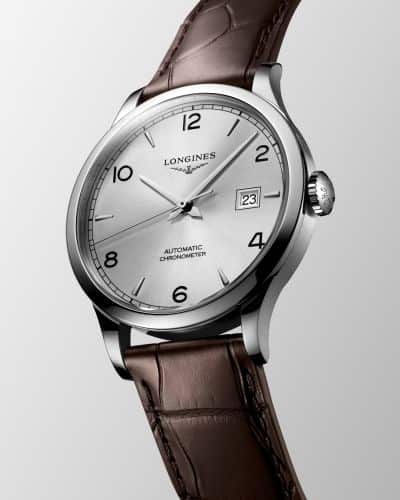 Longines Record Automatic Stainless Steel 40mm Watch for Men - L2.821.4.76.2 Buy Now By Longines
