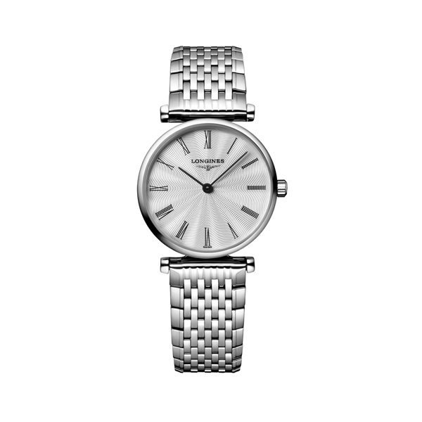 Shop Longines La Grande Classique White Dial Silver Steel Strap Watch for Women - L4.209.4.71.6 in USA