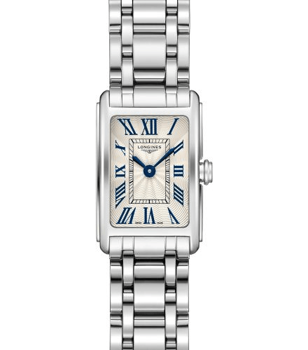 Shop Longines Dolcevita White Dial Silver Steel Strap Watch for Women - L5.258.4.71.6 in USA