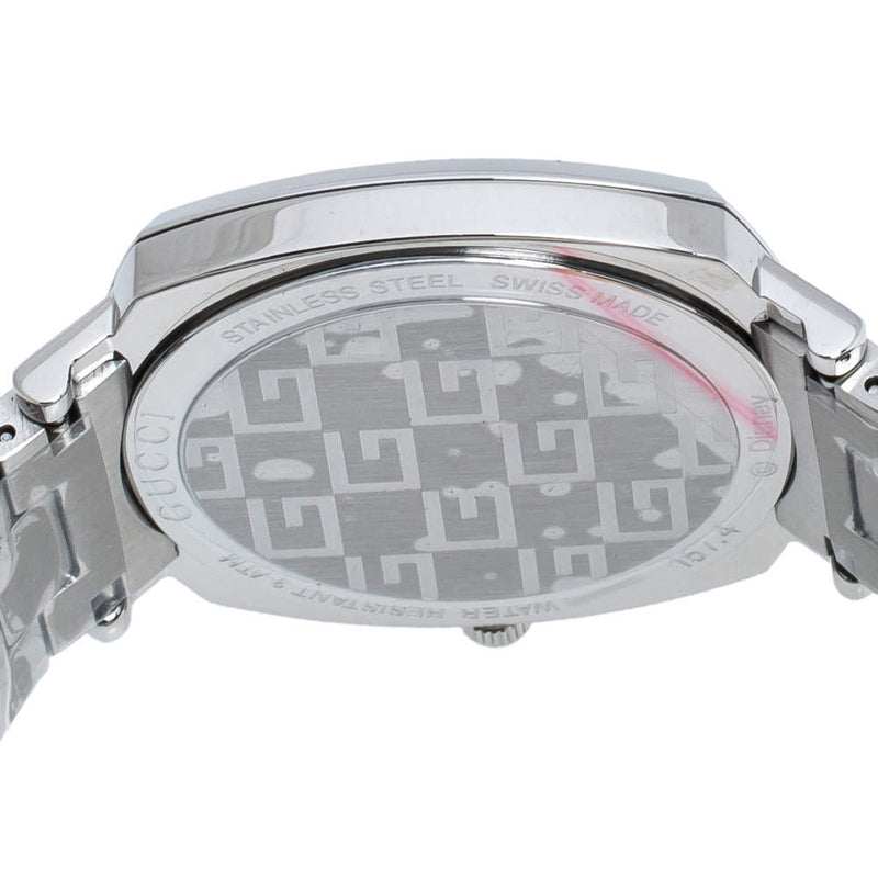 Shop Gucci Grip Disney Mickey Mouse Silver Dial Silver Steel Strap Watch For Women - YA157418 in USA