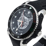 Shop Gucci Dive Feline Black Dial Black Rubber Strap Watch For Men - YA136323 in USA