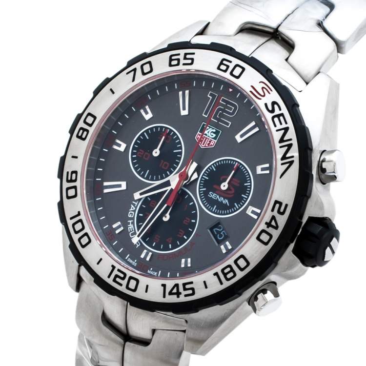Tag Heuer Formula 1 Special Edition Chronograph Grey Dial Silver Steel Strap Watch for Men - CAZ1012.BA0883 Buy Now By Tag Heuer