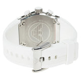 Emporio Armani Sportivo Analog Quartz White Dial White Rubber Strap Watch For Men - AR6103 Buy Now By Emporio Armani