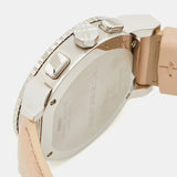 Shop Burberry The City Chronograph Rose Gold Dial Beige Leather Strap Watch For Women - BU9702 in USA