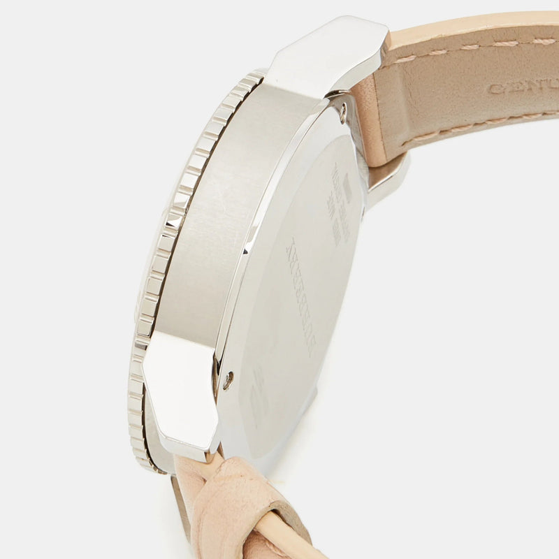 Shop Burberry The City Chronograph Rose Gold Dial Beige Leather Strap Watch For Women - BU9702 in USA