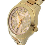 Michael Kors Layton Rose Gold Dial Gold Stainless Steel Strap Watch for Women - MK6476 Buy Now By Michael Kors