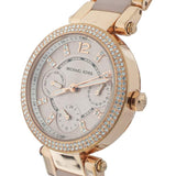 Michael Kors Parker Pink Dial Two Tone Steel Strap Watch for Women - MK6110 Buy Now By Michael Kors