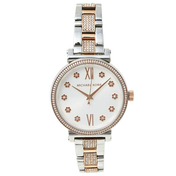 Michael Kors Sophie Chronograph Silver Dial Two Tone Steel Strap Watch For Women - MK3880 Buy Now By Michael Kors