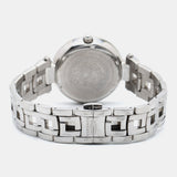 Versace Crystal Gleam Guilloche Black Dial Silver Steel Strap Watch for Women - VAN030016 Buy Now By Versace