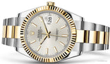 Shop Rolex Datejust 41 Oyster Silver Dial Two Tone Oystersteel & Yellow Gold Strap Watch for Men - M126333-0001 in USA