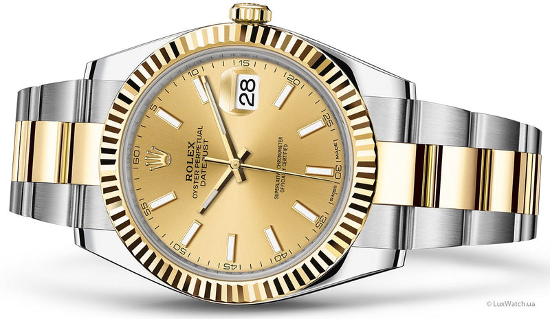 Shop Rolex Datejust 41 Champagne Dial Two Tone Oystersteel & Gold Strap Watch for Men - M126333-0009 in USA
