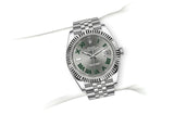 Shop Rolex Datejust 41 Oyster Grey Dial Two Tone Oystersteel & White Gold Steel Strap Watch for Men - M126334-0021 in USA