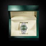 Shop Rolex Datejust 41 Oyster Green Dial Oystersteel & White Gold Strap Watch for Men - M126334-0027 in USA