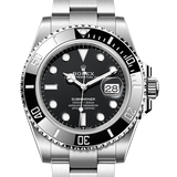 Shop Rolex Submariner Date Oyster 41 Black Dial Silver Oystersteel Strap Watch for Men - M126610LN-0001 in USA