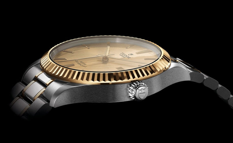 Tudor Style Automatic Silver Dial Two Tone Steel Strap Watch for Men - M12713-0003 Buy Now By Tudor