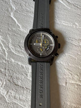 Burberry Sport Endurance Chronograph Grey Dial Grey Rubber Strap Watch for Men - BU7713 Buy Now By Burberry
