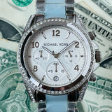 Michael Kors Blair Silver Dial Two Tone Steel Strap Watch for Women - MK6137 Buy Now By Michael Kors