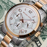Michael Kors Runway Silver Dial Two Tone Steel Strap Watch for Women - MK5315 Buy Now By Michael Kors