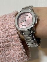 Burberry The Britain Pink Dial Silver Steel Strap Watch for Women - BBY1704 Buy Now By Burberry