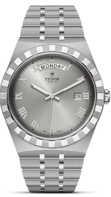 Tudor Royal Day Date Diamonds Automatic Silver Dial Silver Steel Strap Watch for Men - M28600-0002 Buy Now By Tudor