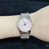 Calvin Klein City Pink Mother of Pearl Dial Stainless Steel Strap Watch For Women - K2G2314E Buy Now By Calvin Klein