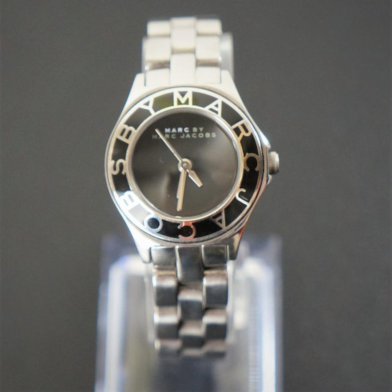 Marc Jacobs Blade Black Dial Silver Steel Strap Watch for Women - MBM3058 Buy Now By Marc Jacobs
