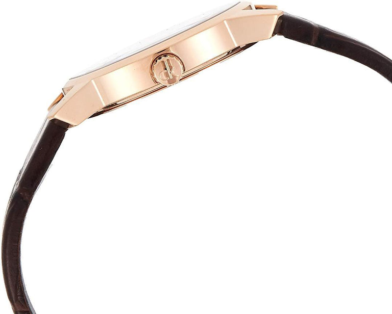 Calvin Klein City White Mother of Pearl Dial Brown Leather Strap Watch for Women - K2G23620 Buy Now By Calvin Klein