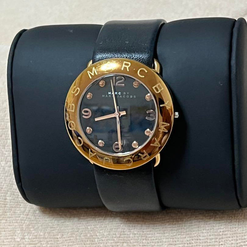 Marc Jacobs Blade Blue Dial Blue Leather Strap Watch for Women - MBM1224 Buy Now By Marc Jacobs