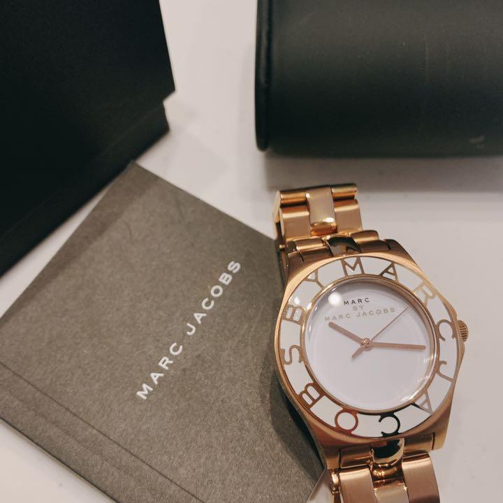 Marc Jacobs Blade White Dial Gold Steel Strap Watch for Women - MBM3075 Buy Now By Marc Jacobs