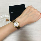 Marc Jacobs Blade White Dial Rose Gold Steel Strap Watch for Women - MBM3076 Buy Now By Marc Jacobs
