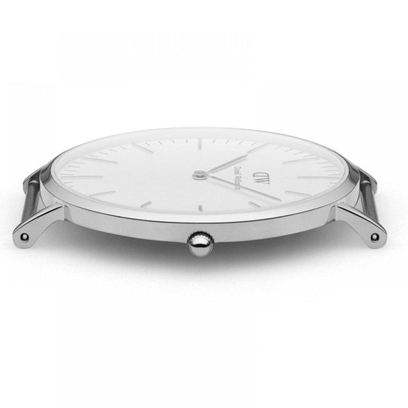 Daniel Wellington Classic St Mawes White Dial Brown Leather Strap Watch For Men - DW00100021 Buy Now By Daniel Wellington