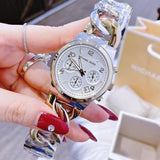 Michael Kors Runway Twist Silver Dial Silver Stainless Steel Strap Watch for Women - MK3149 Buy Now By Michael Kors