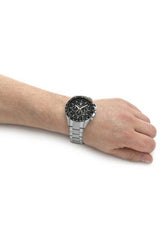 Maserati Traguardo Black Dial Silver Chronograph with Tachymeter Watch For Men - R8873612042 Buy Now By Maserati