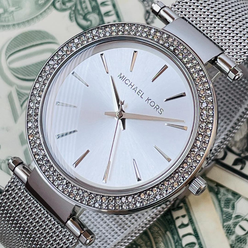 Michael Kors Darci Silver Dial Silver Mesh Bracelet Watch for Women - MK3367 Buy Now By Michael Kors
