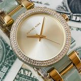 Michael Kors Delray Rose Gold Dial Two Tone Steel Strap Watch for Women - MK4317 Buy Now By Michael Kors
