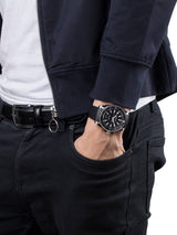Shop Gucci Dive Analog Quartz Black Dial Black Rubber Strap Watch For Men - YA136204 in USA