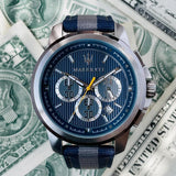 Maserati Royale 44mm Stainless Steel Fiber Strap Watch For Men - R8871637001 Buy Now By Maserati
