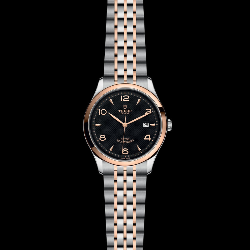 Tudor 1926 Automatic Black Dial Two Tone Steel Strap Watch for Men - M91651-0003 Buy Now By Tudor