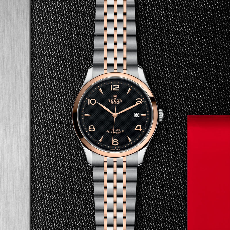 Tudor 1926 Automatic Black Dial Two Tone Steel Strap Watch for Men - M91651-0003 Buy Now By Tudor