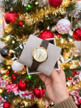 Michael Kors Jaycie Three Hand Gold Dial Brown Leather Strap Watch for Women - MK2862 Buy Now By Michael Kors